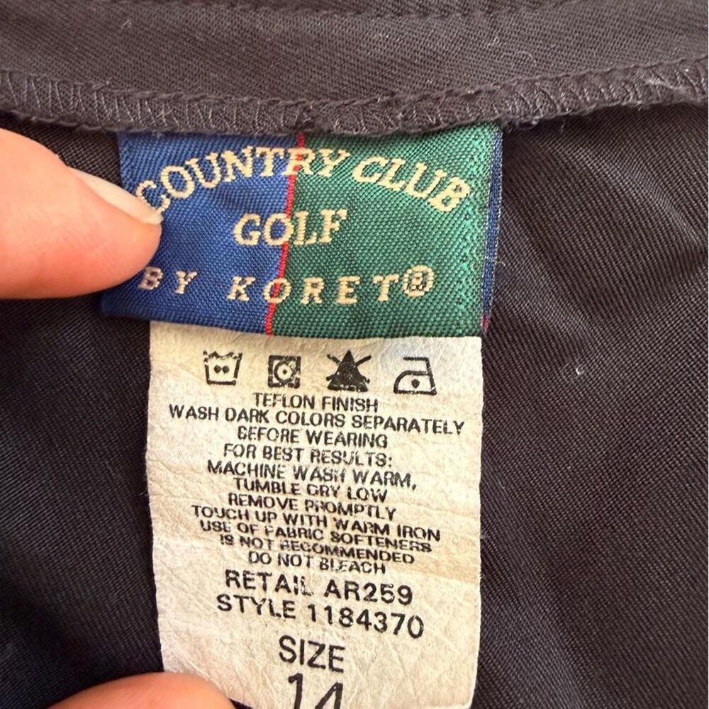 Koret Women's Black Vintage Golf Pants